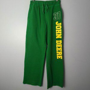 NWT John Deere Signature Green Knit Cozy Countrycore Sweatpants - L (14/16)